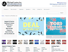 Tablet Screenshot of lowpricefabric.com